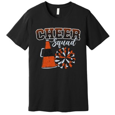 Cheer Squad Funny Cheerleader Cheerleading Orange Premium T-Shirt