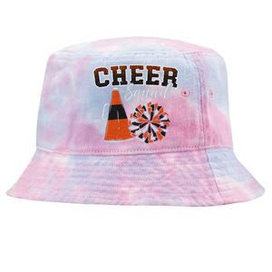 Cheer Squad Funny Cheerleader Cheerleading Orange Tie-Dyed Bucket Hat