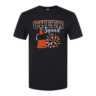 Cheer Squad Funny Cheerleader Cheerleading Orange Softstyle CVC T-Shirt