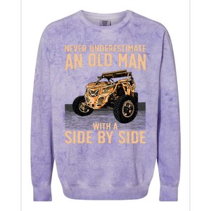 Cool Sxs For Grandpa Dad Offroad Colorblast Crewneck Sweatshirt