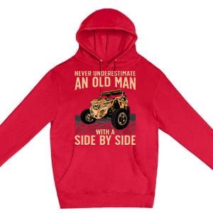 Cool Sxs For Grandpa Dad Offroad Premium Pullover Hoodie