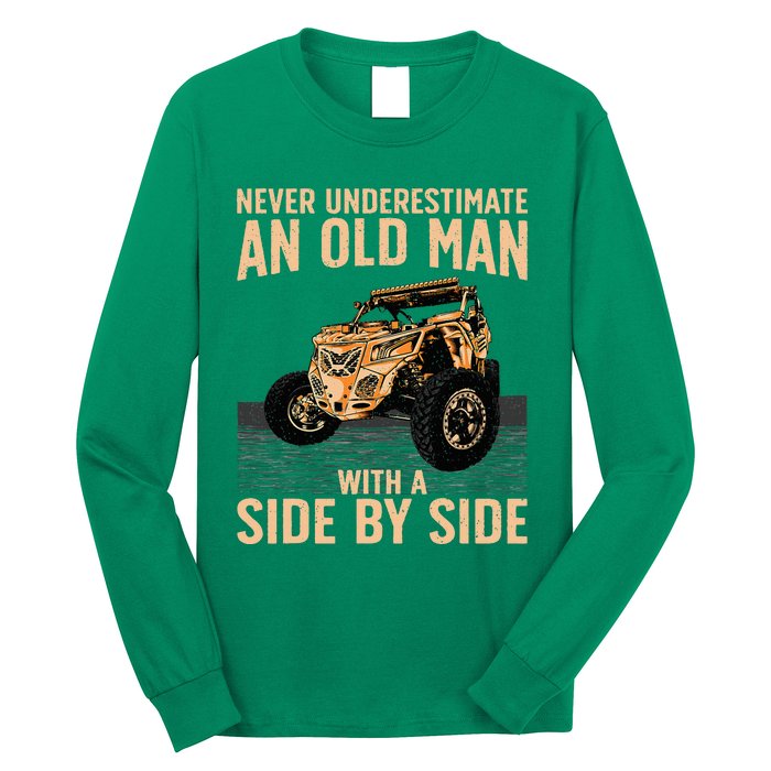 Cool Sxs For Grandpa Dad Offroad Long Sleeve Shirt