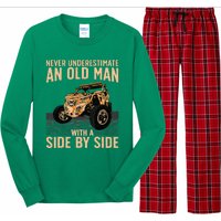 Cool Sxs For Grandpa Dad Offroad Long Sleeve Pajama Set