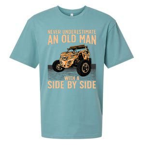 Cool Sxs For Grandpa Dad Offroad Sueded Cloud Jersey T-Shirt