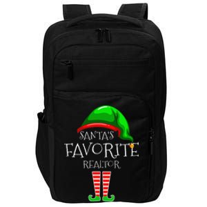 Christmas Santas Favorite Realtor Elf Xmas Impact Tech Backpack