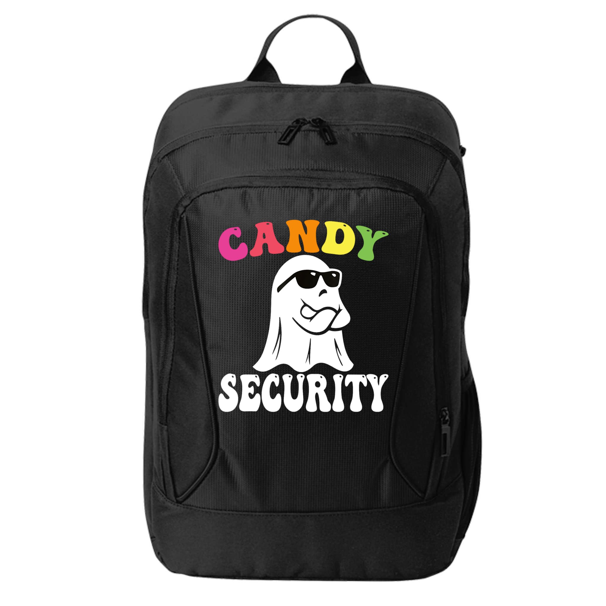 Candy Security Funny Halloween Costume City Backpack
