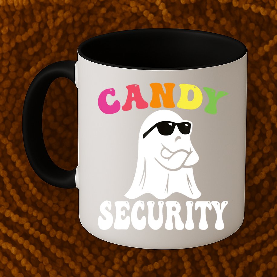 Candy Security Funny Halloween Costume Mug