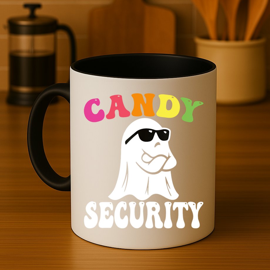 Candy Security Funny Halloween Costume Mug