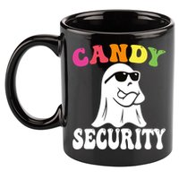 Candy Security Funny Halloween Costume 11oz C Handle Ceramic Mug