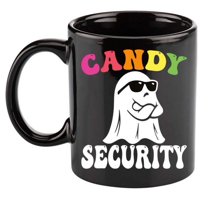 Candy Security Funny Halloween Costume 11oz C Handle Ceramic Mug