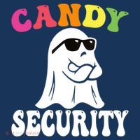 Candy Security Funny Halloween Costume Button