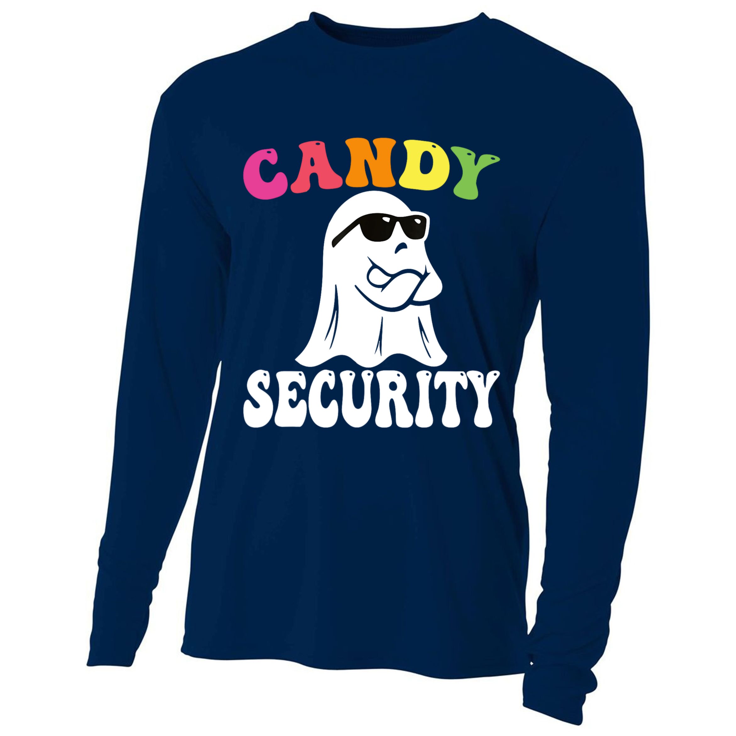 Candy Security Funny Halloween Costume Cooling Performance Long Sleeve Crew