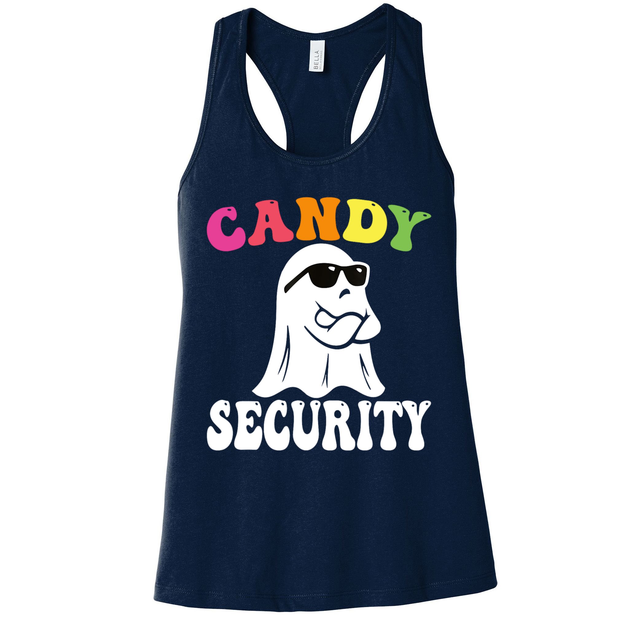 Candy Security Funny Halloween Costume Womens Tank Top
