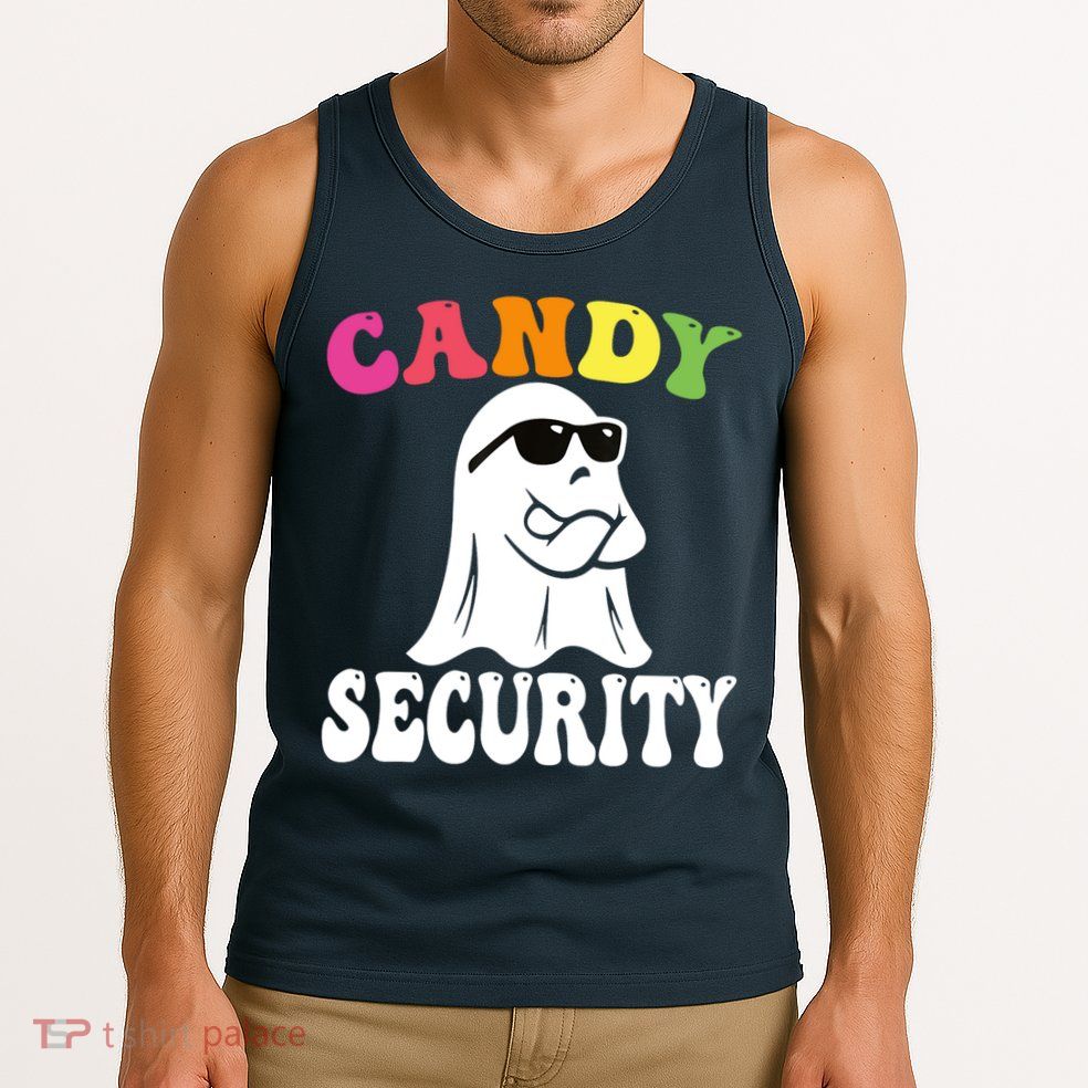 Candy Security Funny Halloween Costume Tank Top