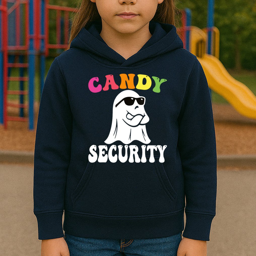 Candy Security Funny Halloween Costume Kids Hoodie
