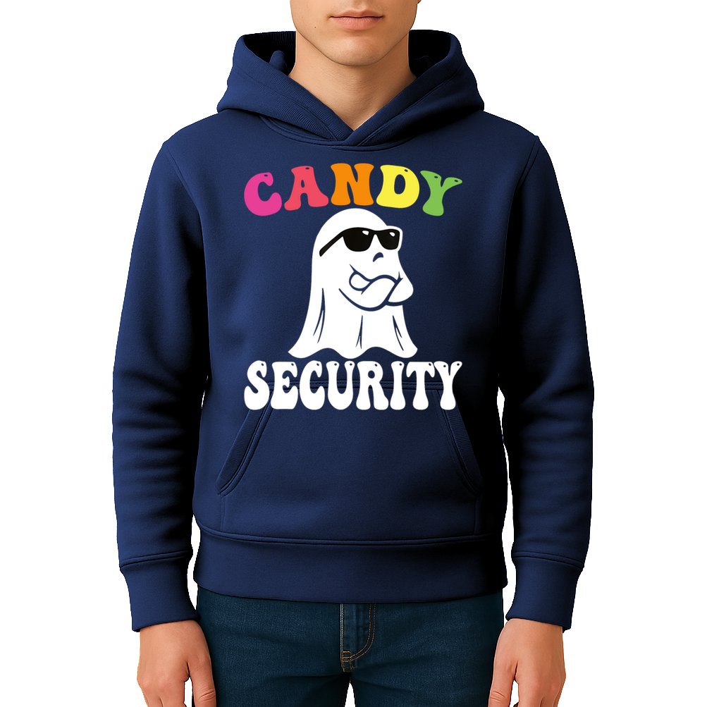 Candy Security Funny Halloween Costume Kids Hoodie