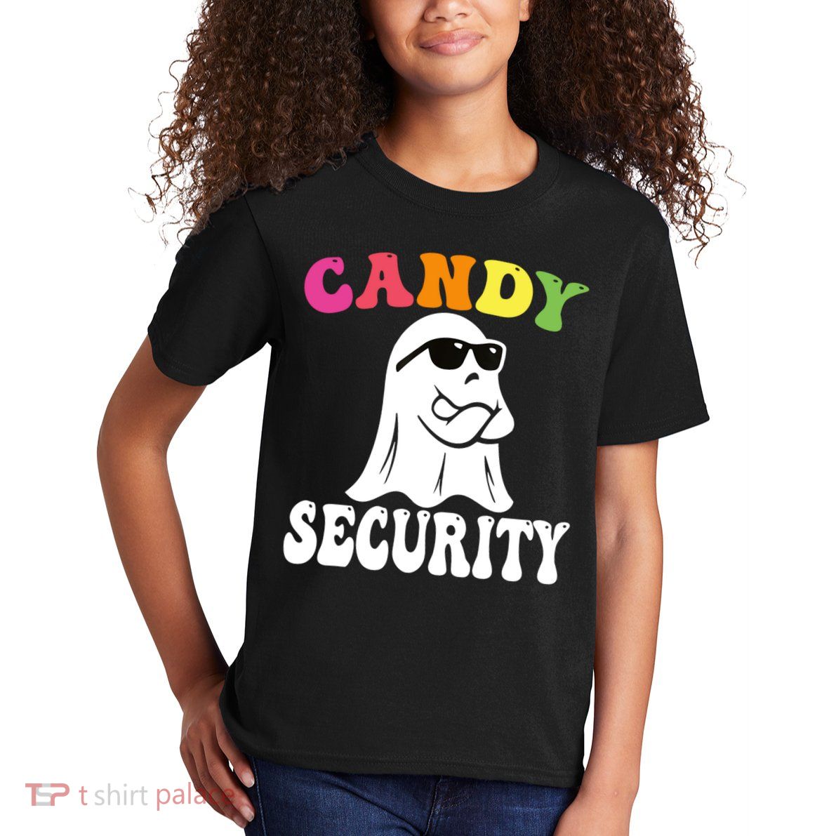 Candy Security Funny Halloween Costume Kids T-Shirt