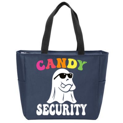 Candy Security Funny Halloween Costume Zip Tote Bag