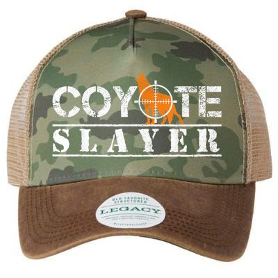 Coyote Slayer Funny Hunting For Coyote Hunters Legacy Tie Dye Trucker Hat