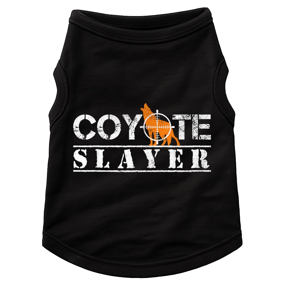 Coyote Slayer Funny Hunting For Coyote Hunters Doggie Tank