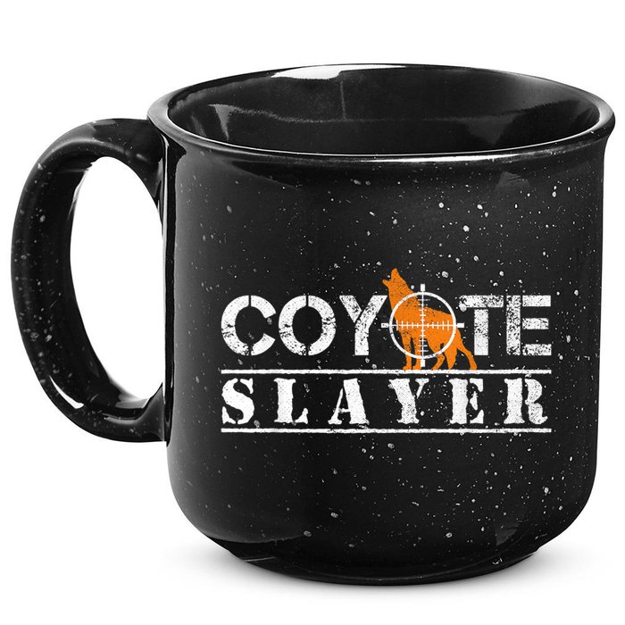 Coyote Slayer Funny Hunting For Coyote Hunters 15oz Campfire Ceramic Mug