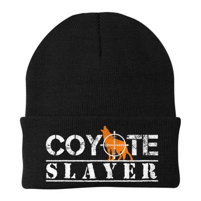 Coyote Slayer Funny Hunting For Coyote Hunters Beanie