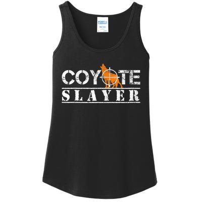 Coyote Slayer Funny Hunting For Coyote Hunters Ladies Essential Tank