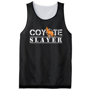 Coyote Slayer Funny Hunting For Coyote Hunters Mesh Reversible Basketball Jersey Tank