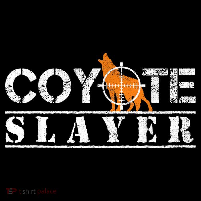 Coyote Slayer Funny Hunting For Coyote Hunters Premium T-Shirt