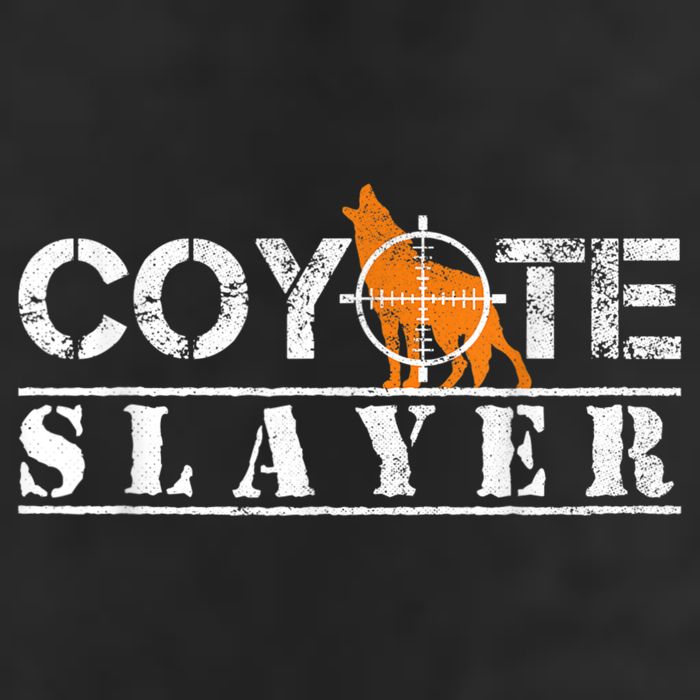 Coyote Slayer Funny Hunting For Coyote Hunters 25L Jumbo Tote