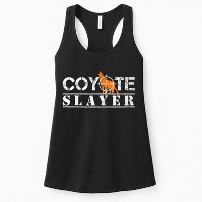 Coyote Slayer Funny Hunting For Coyote Hunters Womens Tank Top