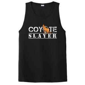 Coyote Slayer Funny Hunting For Coyote Hunters PosiCharge Competitor Tank