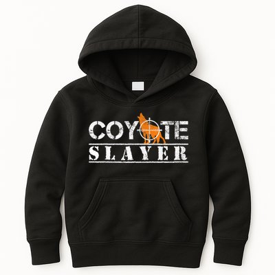 Coyote Slayer Funny Hunting For Coyote Hunters Kids Hoodie