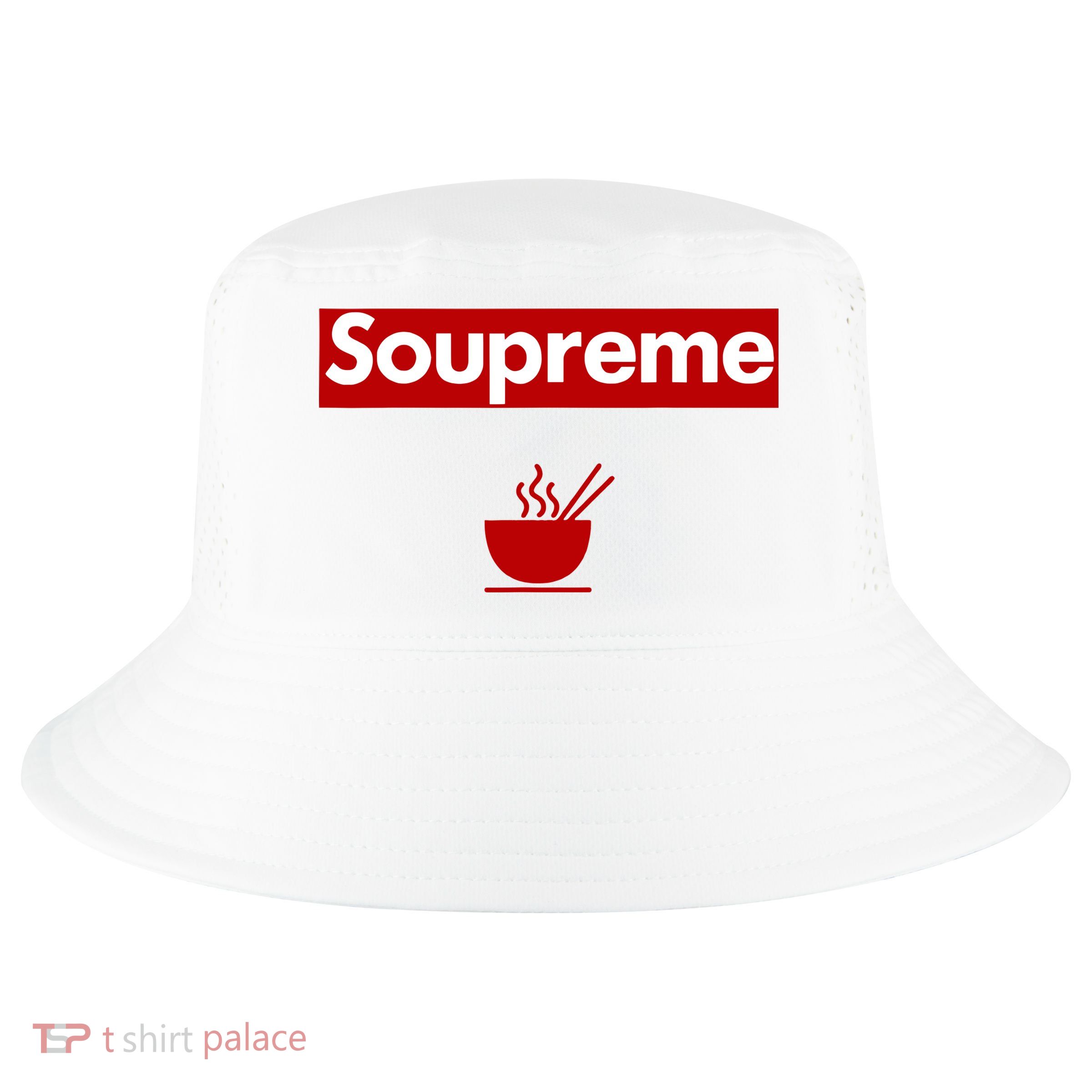 Charles Soupreme Funny Soupreme Logo Cool Comfort Performance Bucket Hat