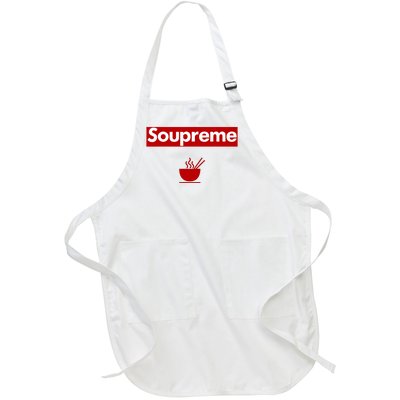 Charles Soupreme Funny Soupreme Logo Full-Length Apron With Pockets