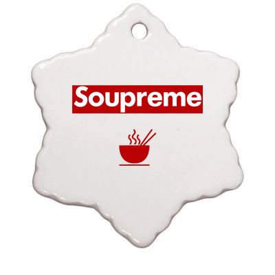 Charles Soupreme Funny Soupreme Logo Ceramic Star Ornament