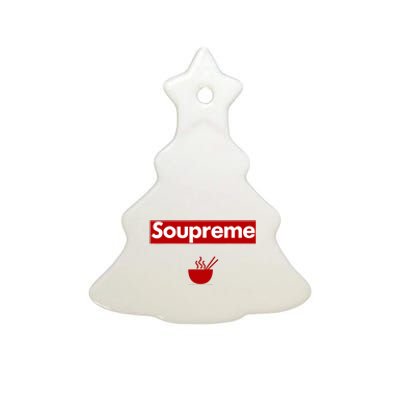 Charles Soupreme Funny Soupreme Logo Ceramic Tree Ornament