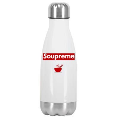 Charles Soupreme Funny Soupreme Logo Stainless Steel Insulated Water Bottle