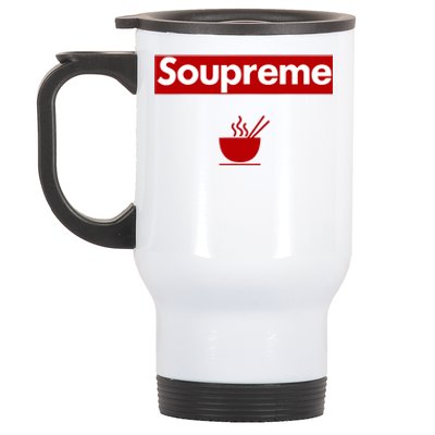 Charles Soupreme Funny Soupreme Logo Stainless Steel Travel Mug