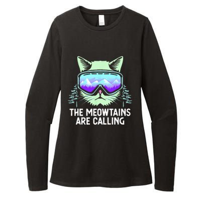 Cool Snowboard For Women Ski Lover Mountain Skier Womens CVC Long Sleeve Shirt