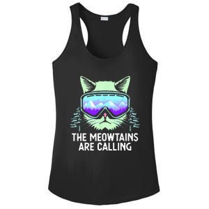 Cool Snowboard For Women Ski Lover Mountain Skier Ladies PosiCharge Competitor Racerback Tank