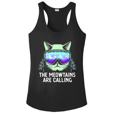 Cool Snowboard For Women Ski Lover Mountain Skier Ladies PosiCharge Competitor Racerback Tank