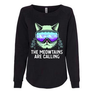 Cool Snowboard For Women Ski Lover Mountain Skier Womens California Wash Sweatshirt