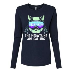 Cool Snowboard For Women Ski Lover Mountain Skier Womens Cotton Relaxed Long Sleeve T-Shirt