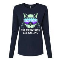 Cool Snowboard For Women Ski Lover Mountain Skier Womens Cotton Relaxed Long Sleeve T-Shirt