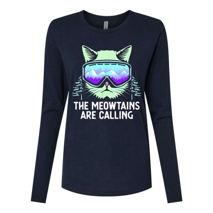 Cool Snowboard For Women Ski Lover Mountain Skier Womens Cotton Relaxed Long Sleeve T-Shirt