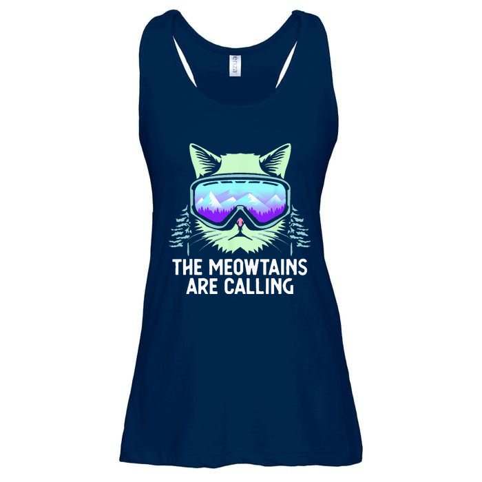 Cool Snowboard For Women Ski Lover Mountain Skier Ladies Essential Flowy Tank