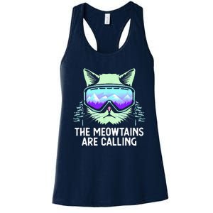 Cool Snowboard For Women Ski Lover Mountain Skier Women's Racerback Tank