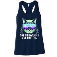 Cool Snowboard For Women Ski Lover Mountain Skier Women's Racerback Tank