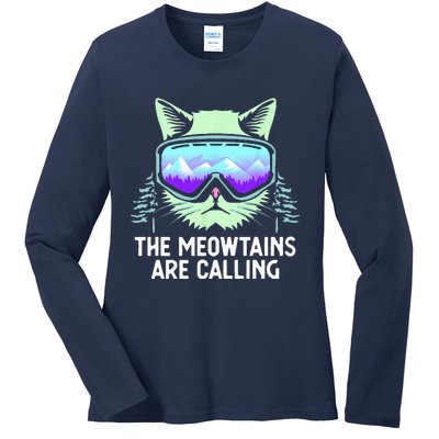 Cool Snowboard For Women Ski Lover Mountain Skier Ladies Long Sleeve Shirt